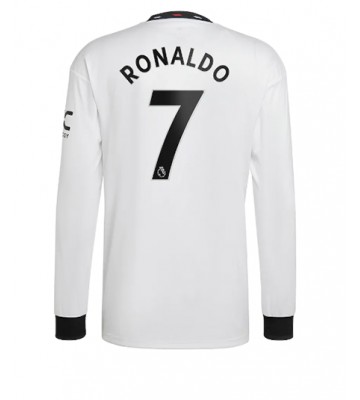 Manchester United Cristiano Ronaldo #7 Bortatröja 2022-23 Långa ärmar